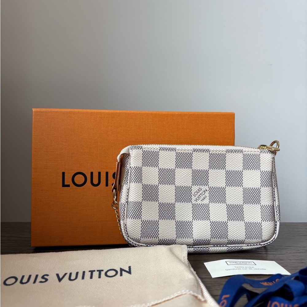 Mini Pichette Accessoires - Damier Azur